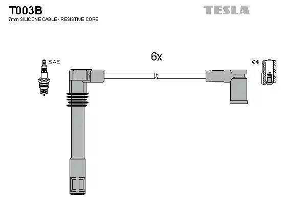 Комплект электропроводки TESLA T003B