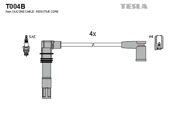 Комплект электропроводки TESLA T004B
