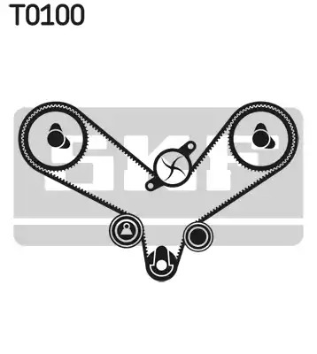 Ременный комплект SKF VKMA 01201 (VKM 11201, VKM 21201)