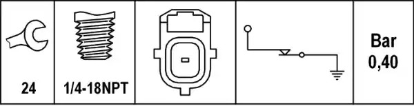 Переключатель HELLA 6ZL 003 259-711