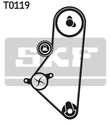 Ременный комплект SKF VKMA 03202 (VKM 13202, VKMT 03202)