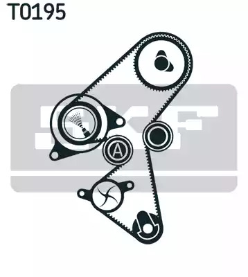 Ременный комплект SKF VKMA 03259 (VKM 13140, VKM 23140, VKMT 03259, VKN 1005)