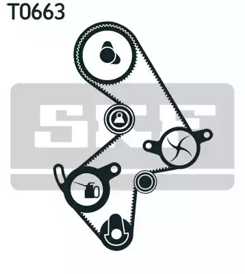 Комплект водяного насоса / зубчатого ремня SKF VKMC 91003 (VKMA 91003, VKPC 91613)