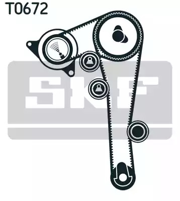 Ременный комплект SKF VKMA 92516 (VKM 72303, VKM 72310, VKM 82502, VKMT 92516, VKMT 95655)