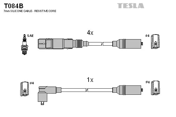 Комплект электропроводки TESLA T084B