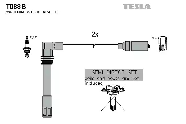 Комплект электропроводки TESLA T088B
