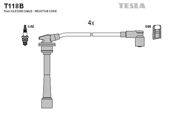 Комплект электропроводки TESLA T118B