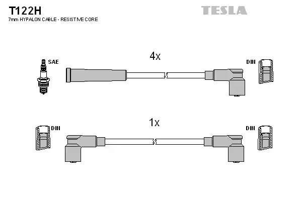 Комплект электропроводки TESLA T122H