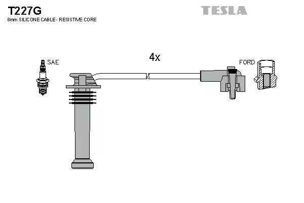 Комплект электропроводки TESLA T227G