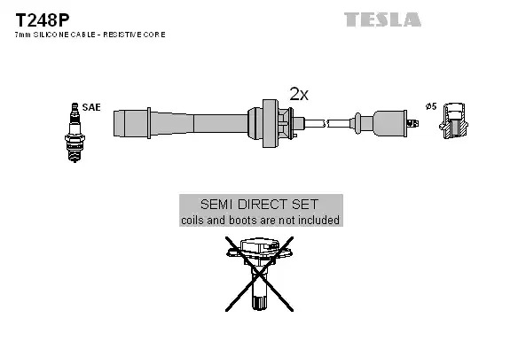 Комплект электропроводки TESLA T248P