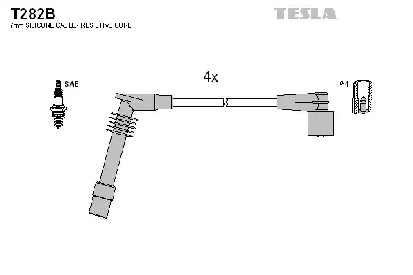 Комплект электропроводки TESLA T282B