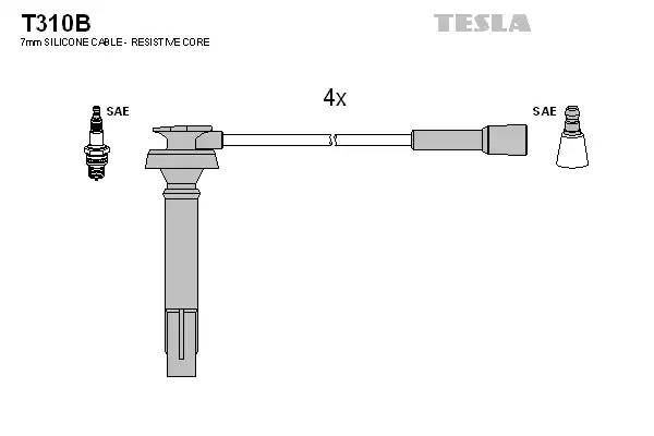 Комплект электропроводки TESLA T310B