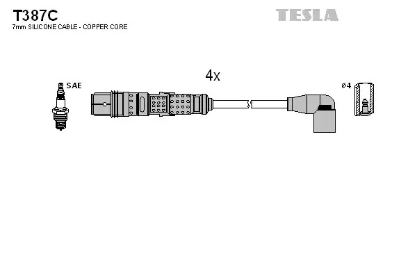 Комплект электропроводки TESLA T387C