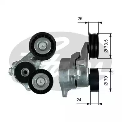 Ролик GATES T39024