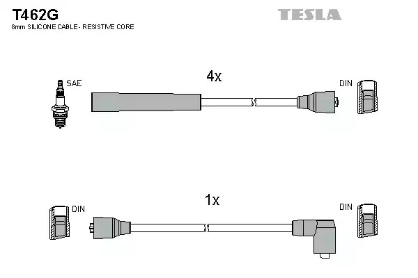 Комплект электропроводки TESLA T462G