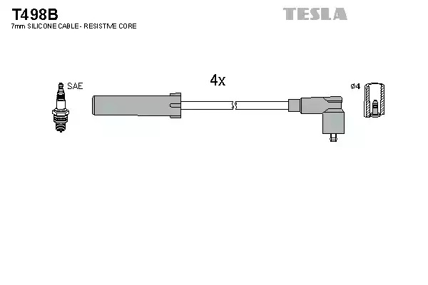 Комплект электропроводки TESLA T498B