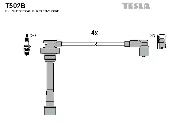 Комплект электропроводки TESLA T502B