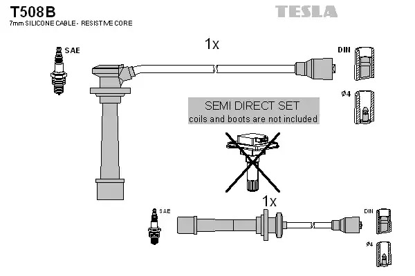 Комплект электропроводки TESLA T508B