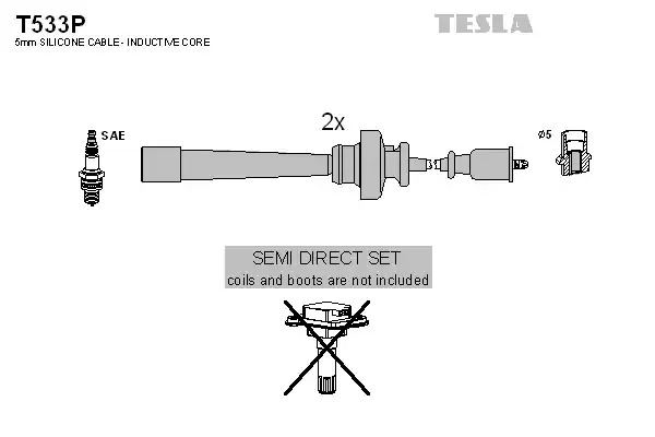 Комплект электропроводки TESLA T533P