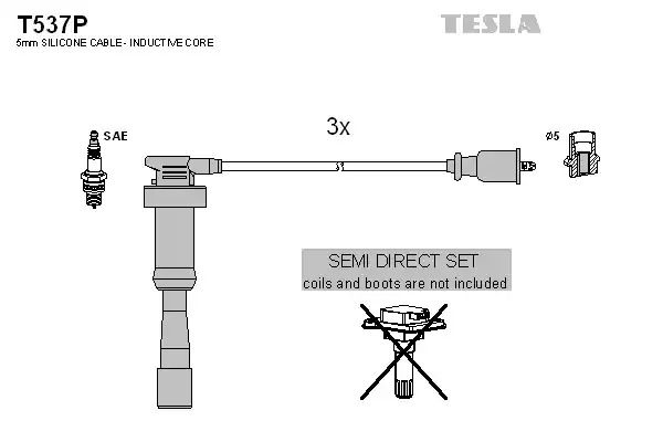 Комплект электропроводки TESLA T537P