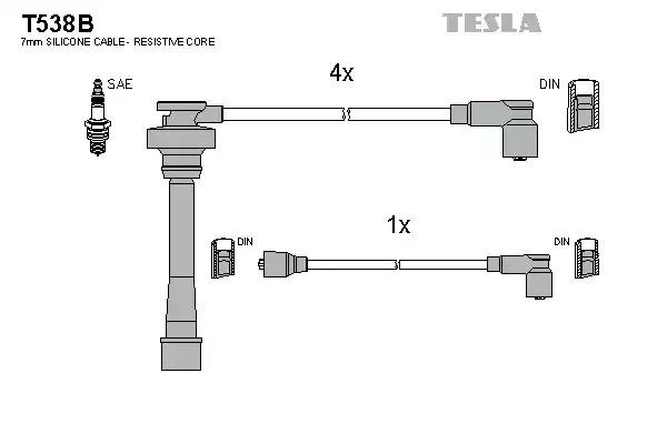 Комплект электропроводки TESLA T538B