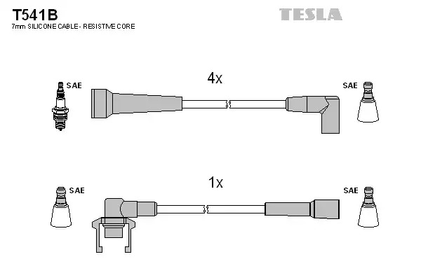 Комплект электропроводки TESLA T541B