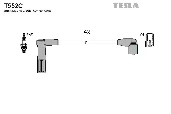 Комплект электропроводки TESLA T552C