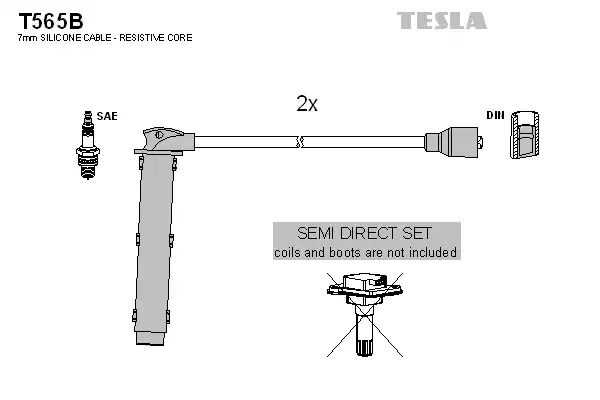 Комплект электропроводки TESLA T565B