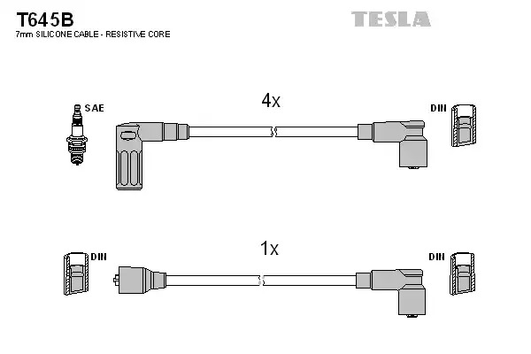 Комплект электропроводки TESLA T645B