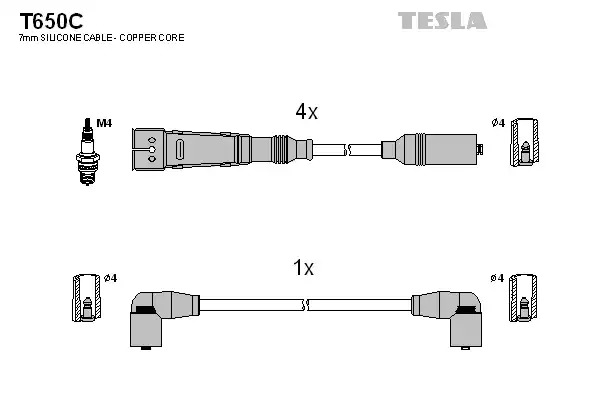 Комплект электропроводки TESLA T650C