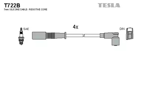 Комплект электропроводки TESLA T722B