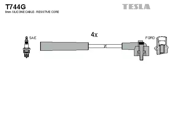 Комплект электропроводки TESLA T744G