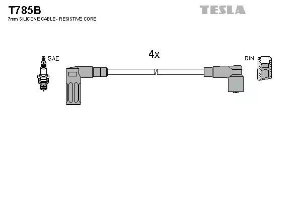 Комплект электропроводки TESLA T785B