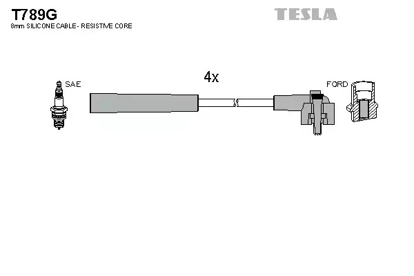 Комплект электропроводки TESLA T789G