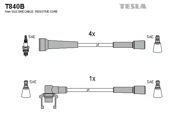 Комплект электропроводки TESLA T840B