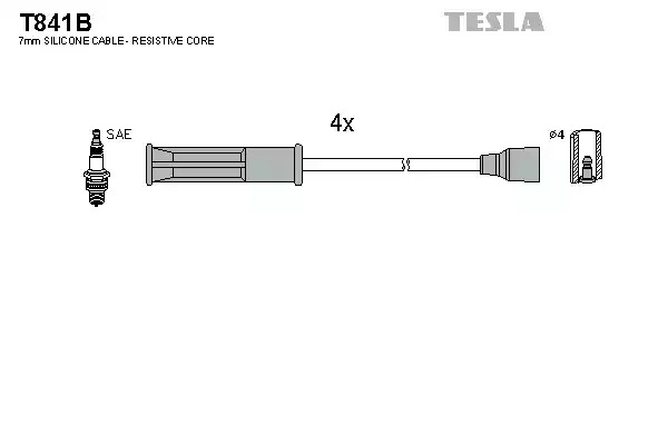 Комплект электропроводки TESLA T841B