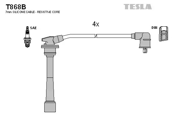 Комплект электропроводки TESLA T868B