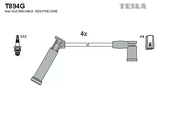 Комплект электропроводки TESLA T894G