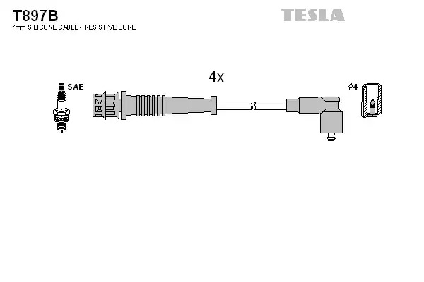 Комплект электропроводки TESLA T897B