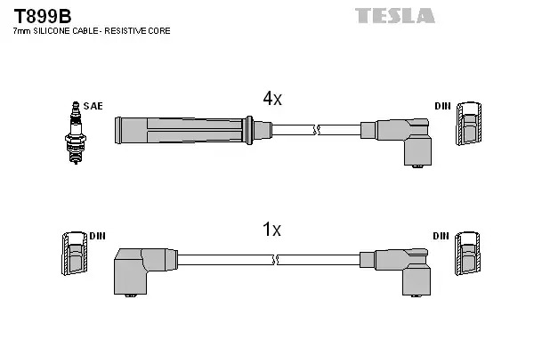 Комплект электропроводки TESLA T899B