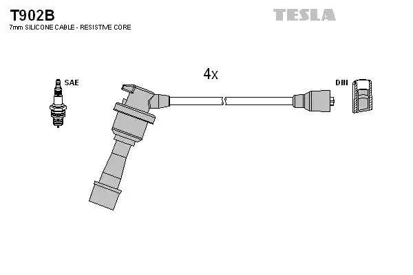 Комплект электропроводки TESLA T902B