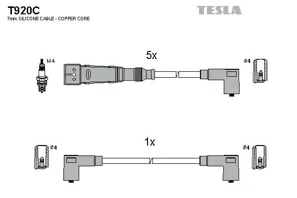 Комплект электропроводки TESLA T920C