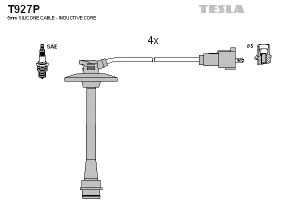 Комплект электропроводки TESLA T927P