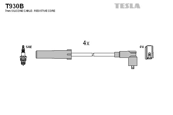 Комплект электропроводки TESLA T930B