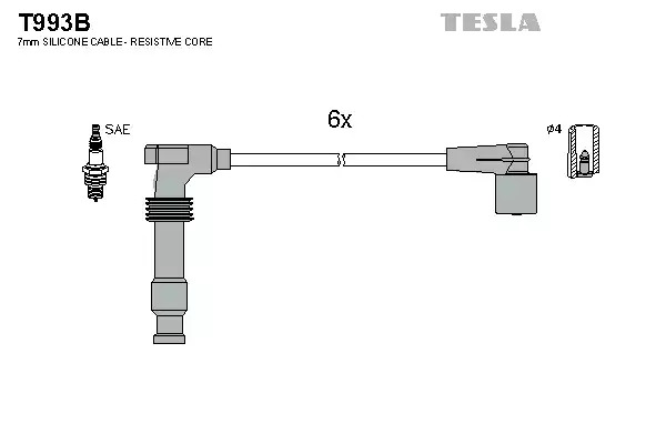 Комплект электропроводки TESLA T993B