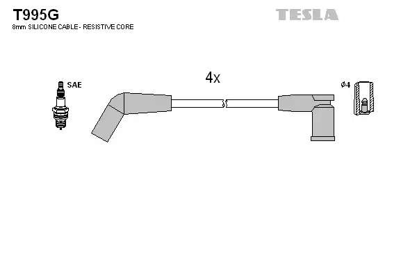 Комплект электропроводки TESLA T995G