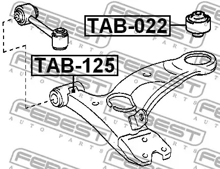 Подвеска FEBEST TAB-022