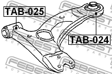 Подвеска FEBEST TAB-024