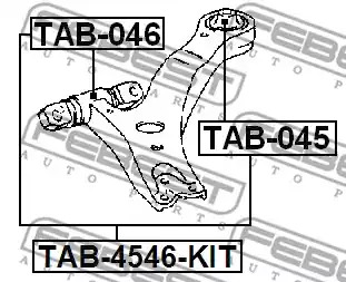 Подвеска FEBEST TAB-045