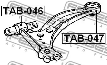 Подвеска FEBEST TAB-047